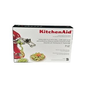 KitchenAid KSM2APCQ 7 Blade Spiralizer Plus with Peel, Core and Slice Br…